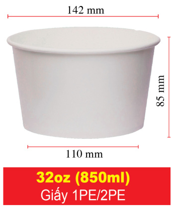 TÔ GIẤY 32OZ-142P
