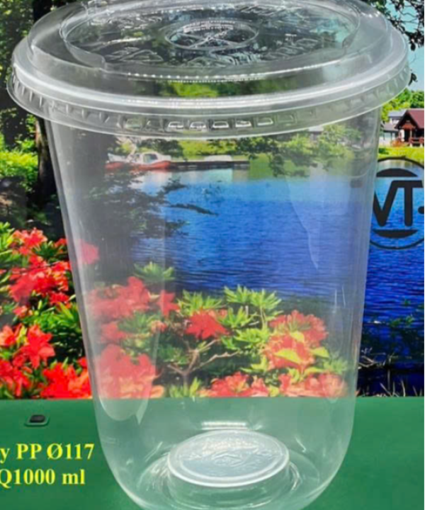 LY ĐÁY BẦU PP 900ML-117