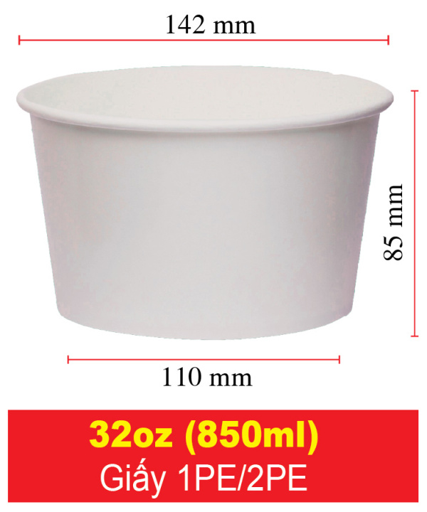 TÔ GIẤY 32OZ-142