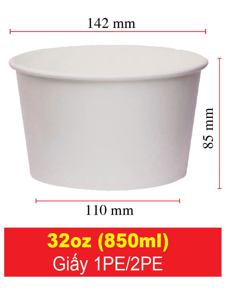 TÔ GIẤY 32OZ-142